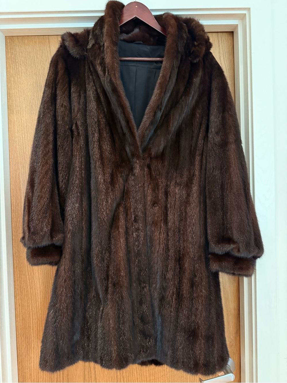 Macy's Mink Coat Hooded Gorgeous!